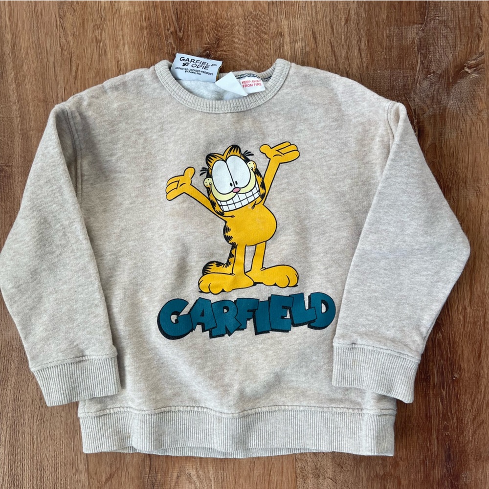 Zara kids 3-4 years Garfield sweater sweatshirt